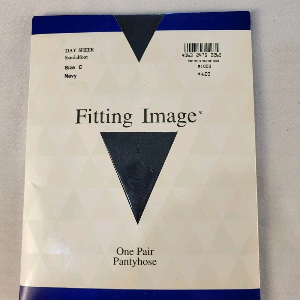New Fitting Image Size C Daysheer Sandalfoot Navy Pantyhose